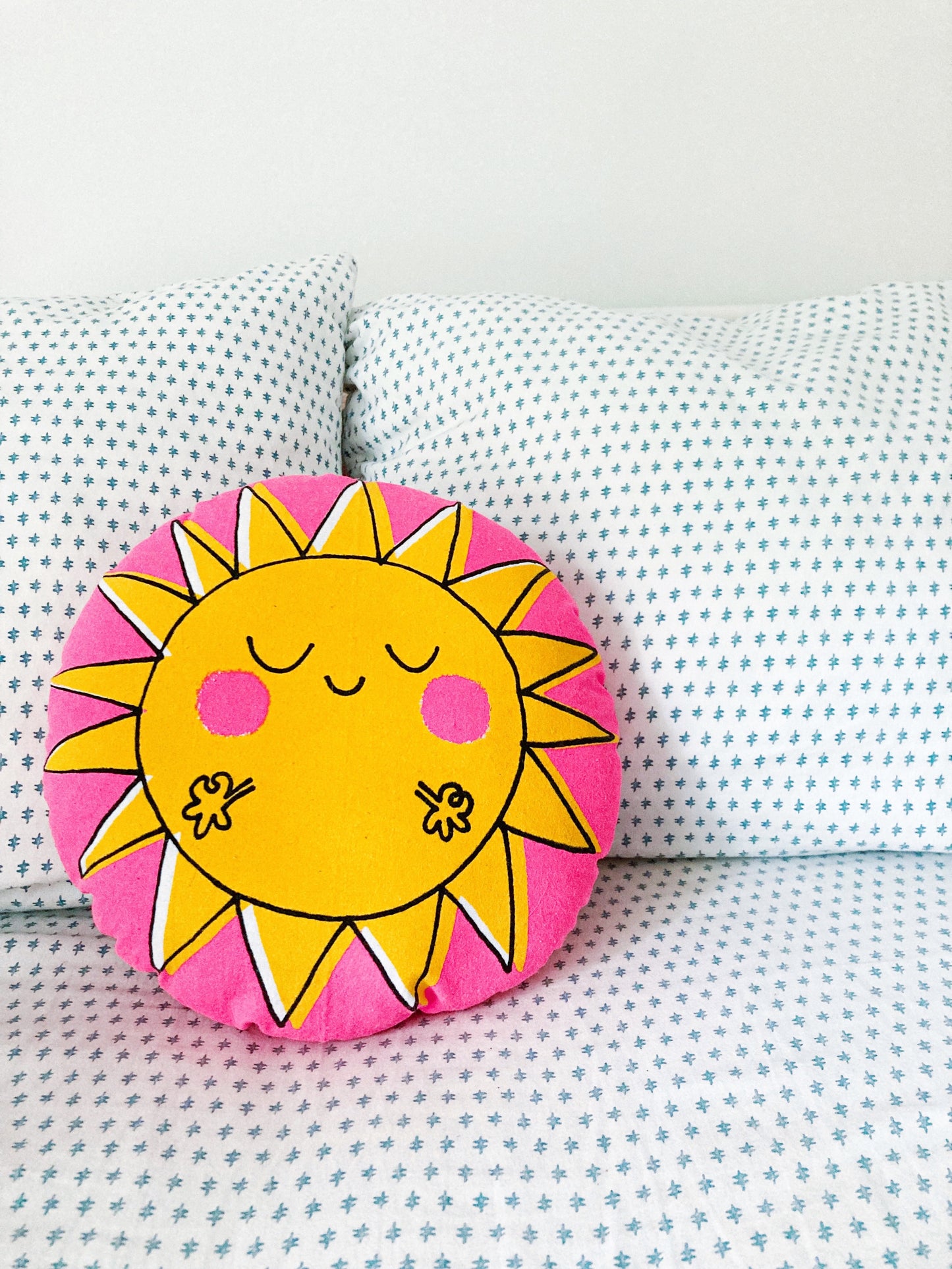 Positive Vibes Sun Pillow