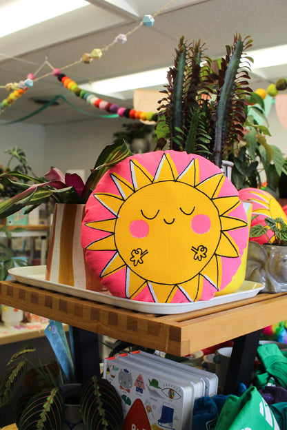 Positive Vibes Sun Pillow