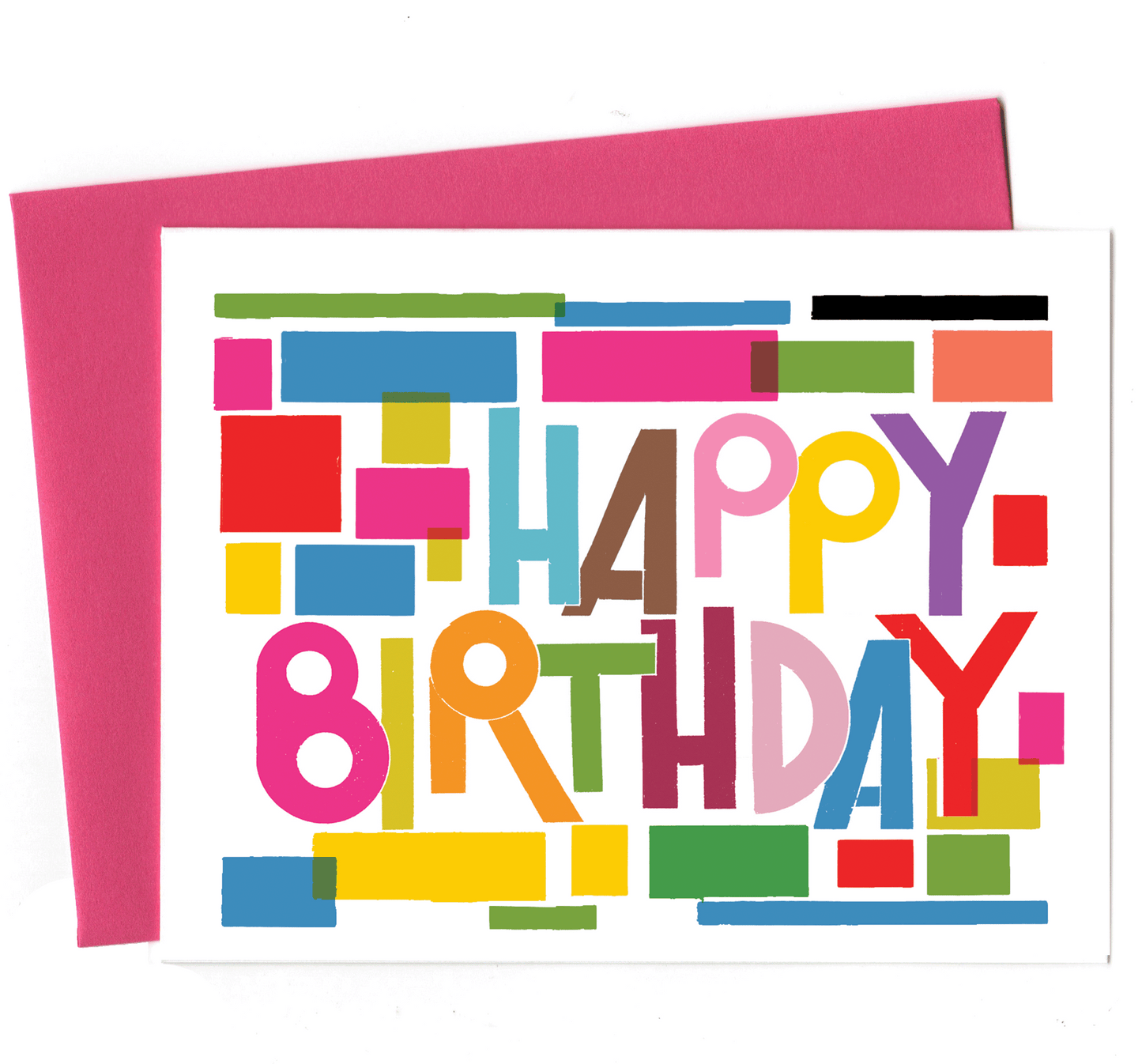 Colorful Blocks Happy Birthday