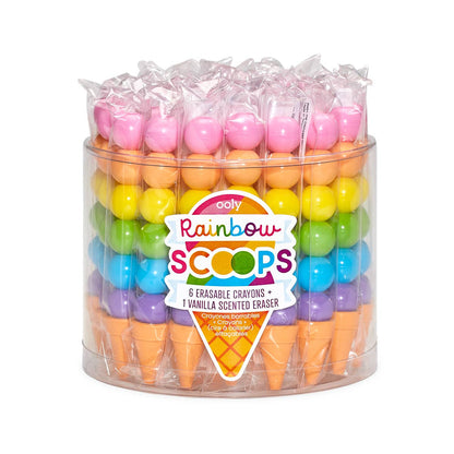 Rainbow Scoops Stacking Crayons