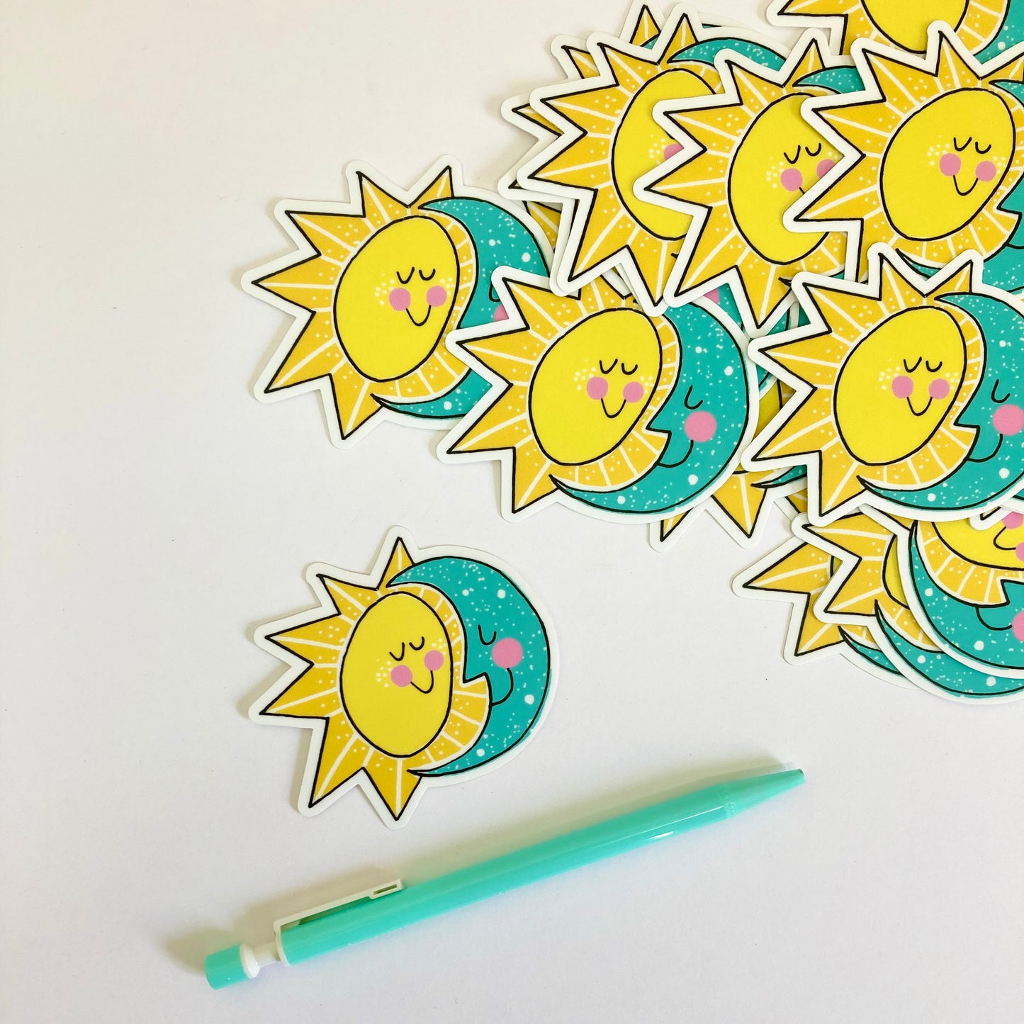 Sun and Moon Love Sticker