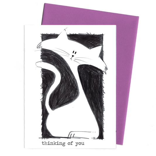 Cat Thinking Of You
