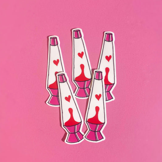 Lava Lamp Love Sticker